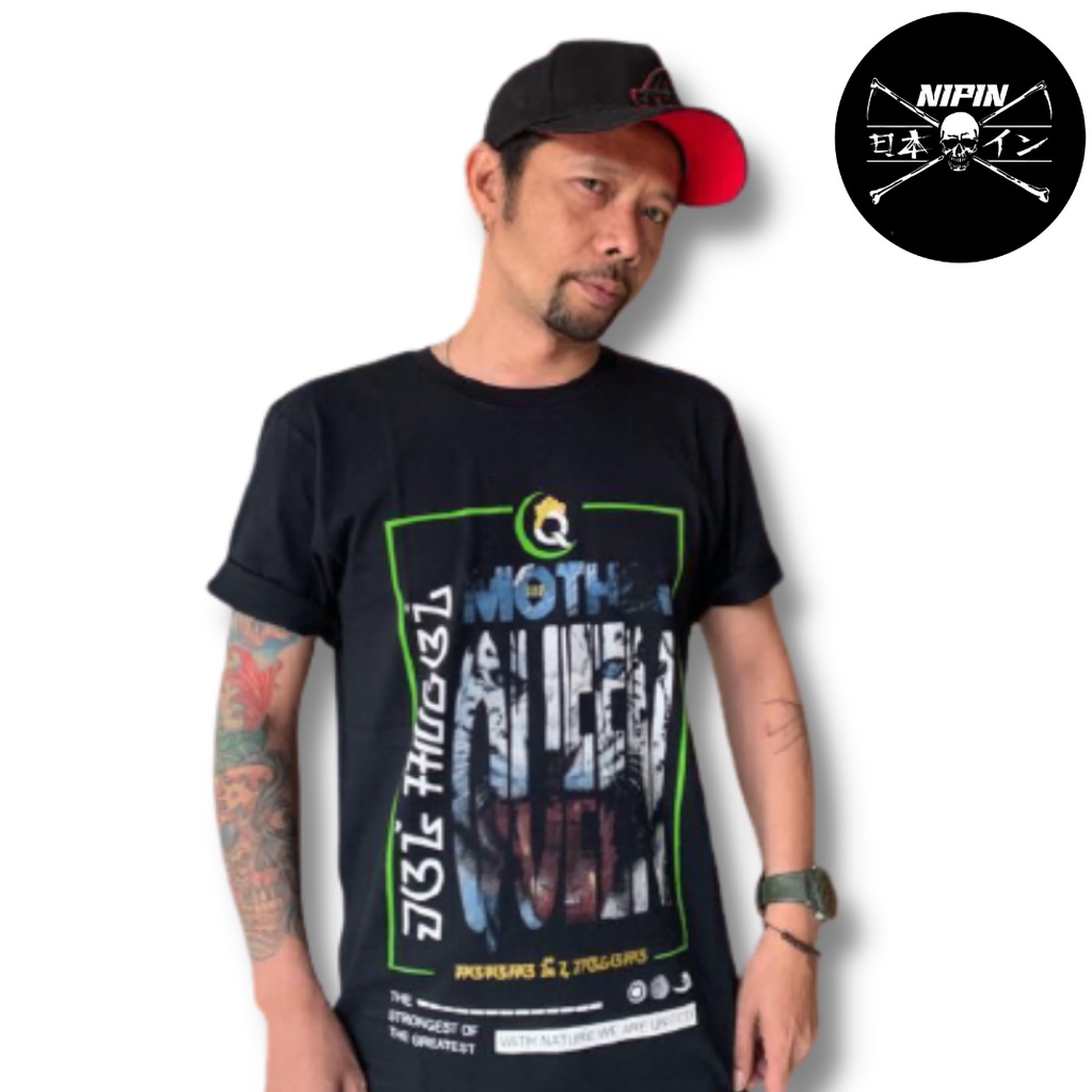 Promo Baju Distro Wanita Kaos Casual Pria Tiger Clothing Motherqueen308 Original Termurah Bisa COD K