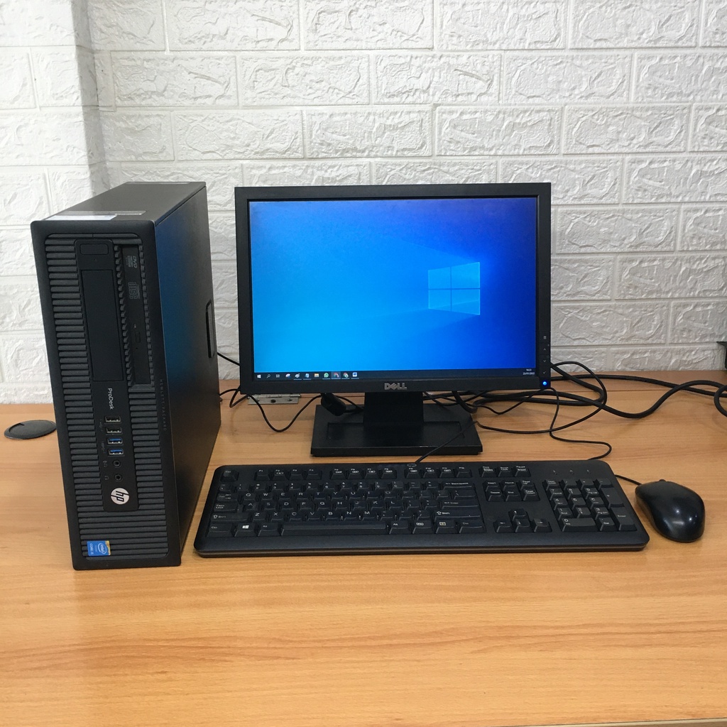 Set Komputer HP Core i5 Gen 4 RAM 8GB SSD 128GB Siap Pakai