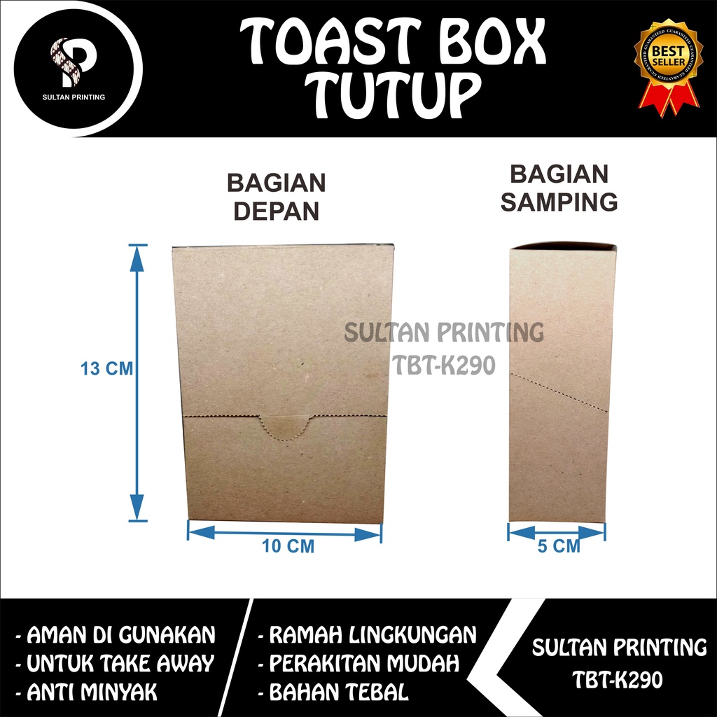 Toast Box Take Away / TOAST BOX TUTUP