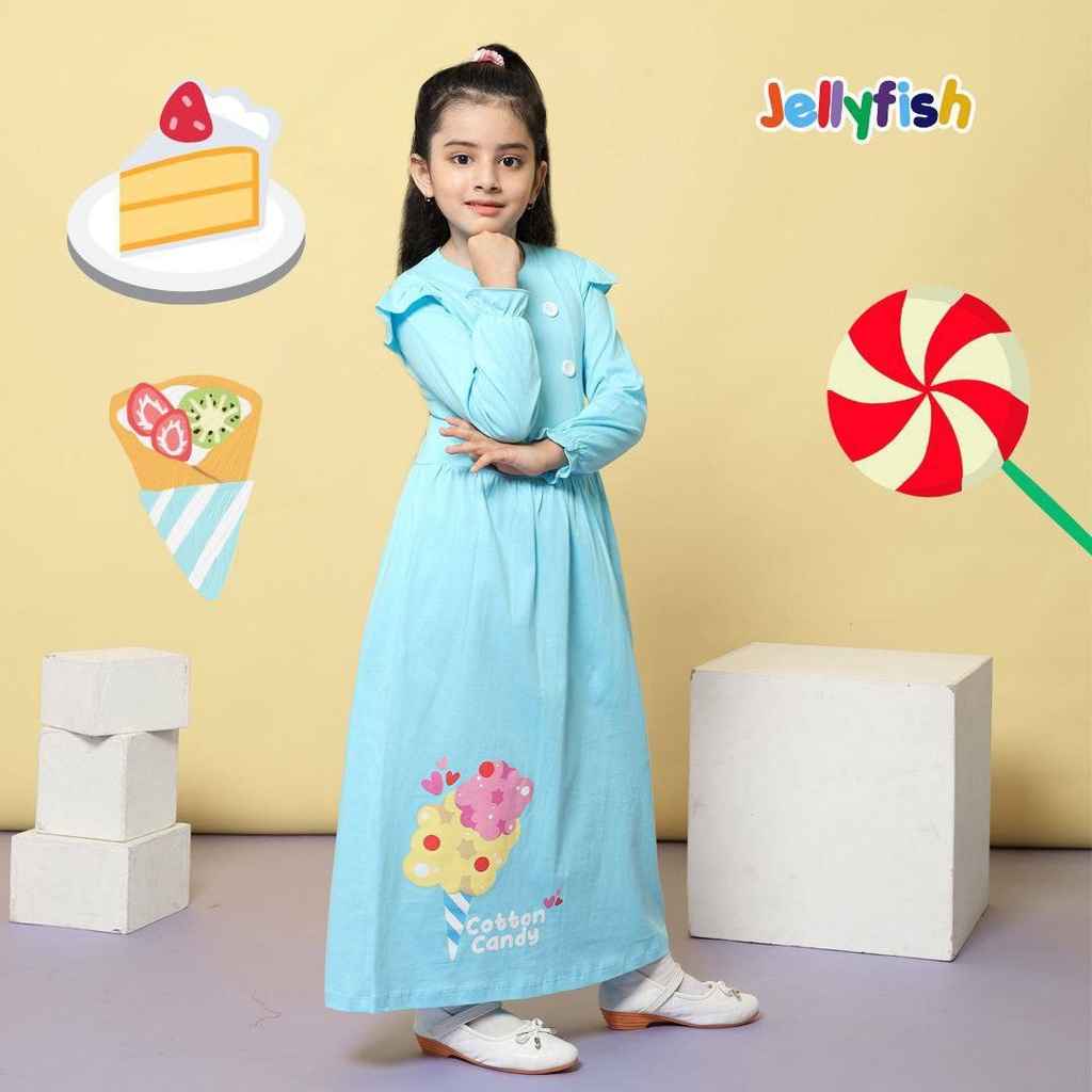 Gamis Long Dress Sweet series Jellyfish