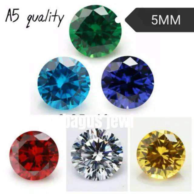 A5 Quality 4 - 5mm Batu Purple Amethyst Fancy Color Cubic Zirconia High quality Lab Gems
