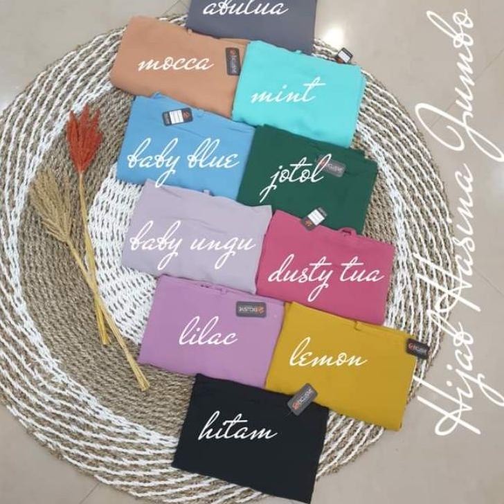 Stok terbatas.. Bergo Cerutty 2 layer | Hijab Ceruty Jumbo