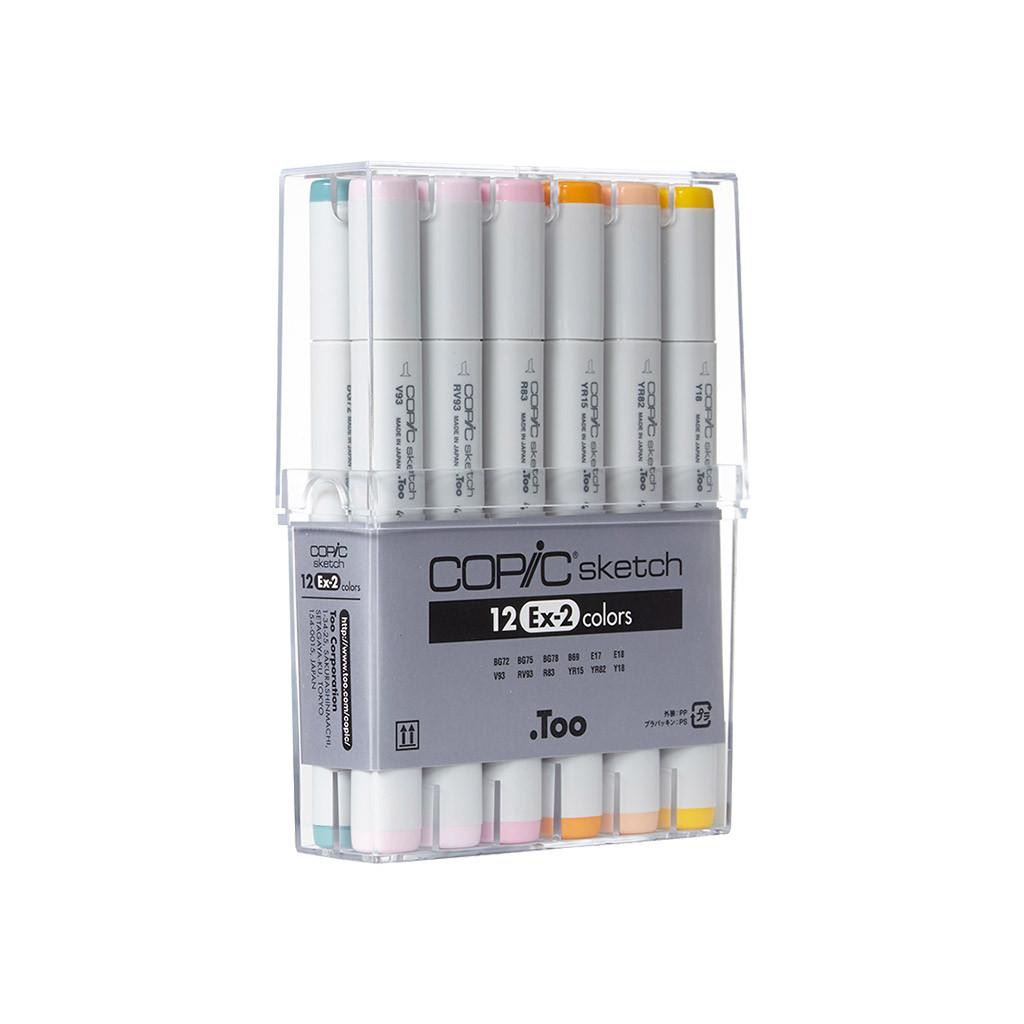 

COPIC Sketch 12 Color EX-2 - Ref.CSM/12E2