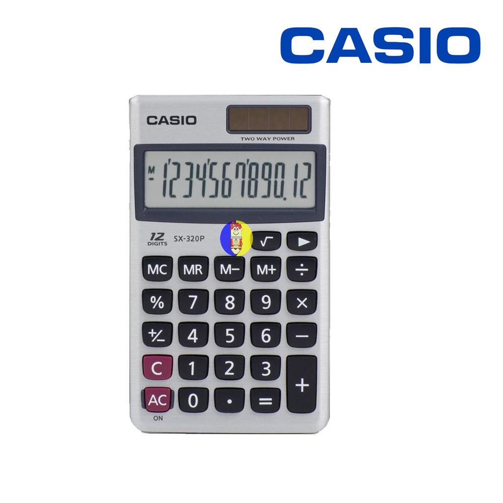 Casio Value Series Calculator SX-320P | Shopee Indonesia