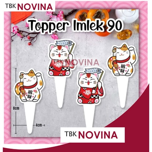 TOPPER IMLEK / TOPPER CHINESE NEW YEAR/ TOPPER SINCIA