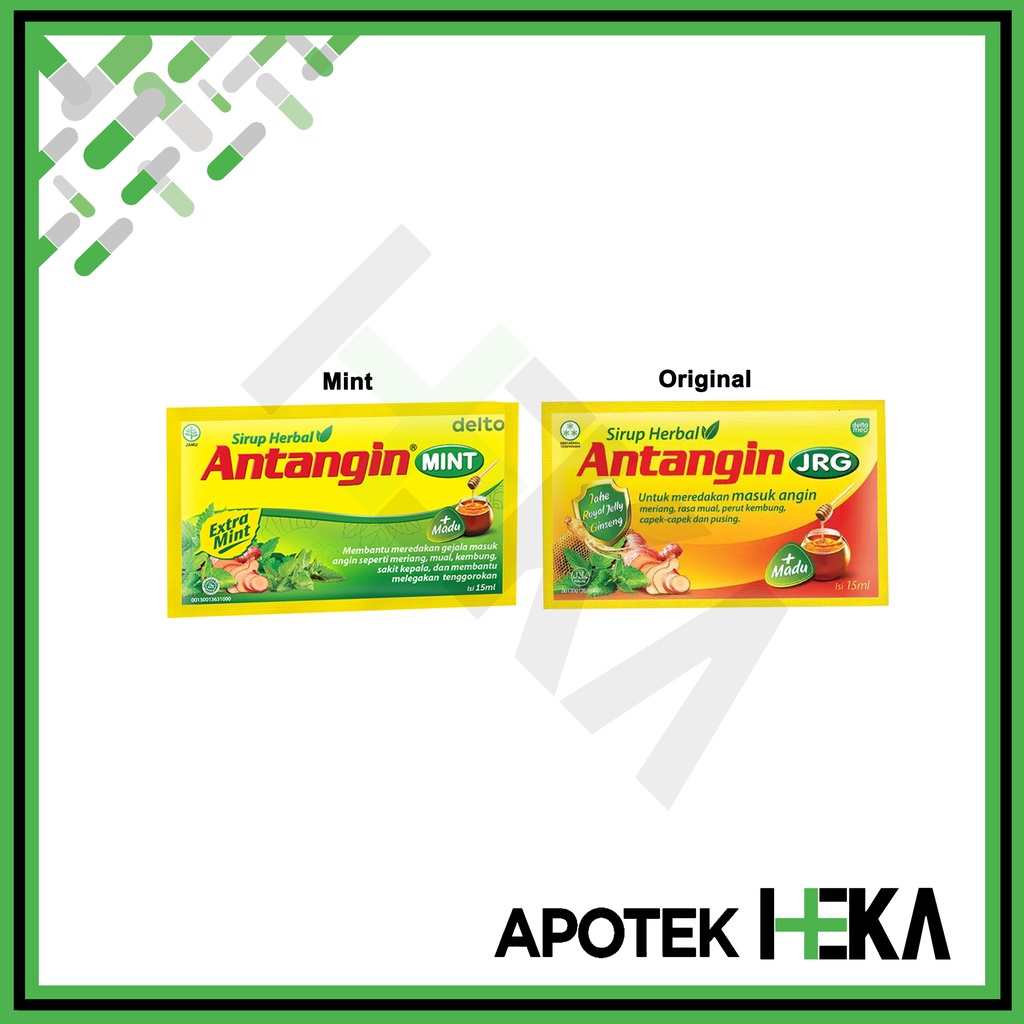 Antangin JRG Sirup 1 Sachet Masuk Angin - Original / Mint (SEMARANG)