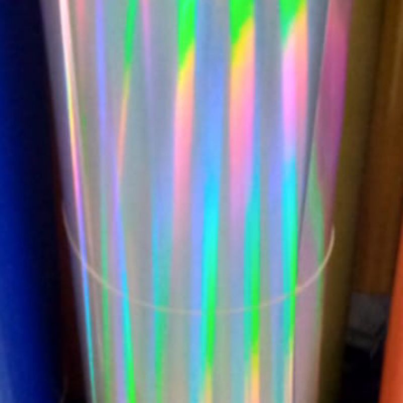 

Bahan Sticker Hologram Pelangi memantulkan Cahaya