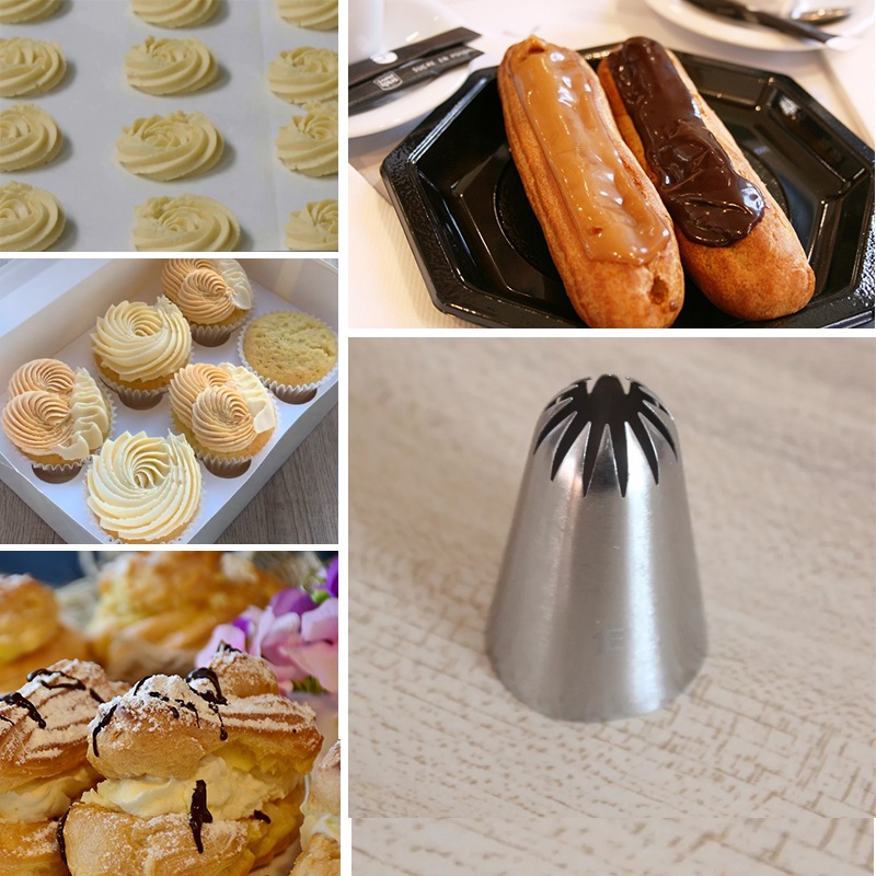 Spuit No 1E Spuit Kue Sagu Keju Kue Kering Semprit Sus Eclair Churros Besar Import