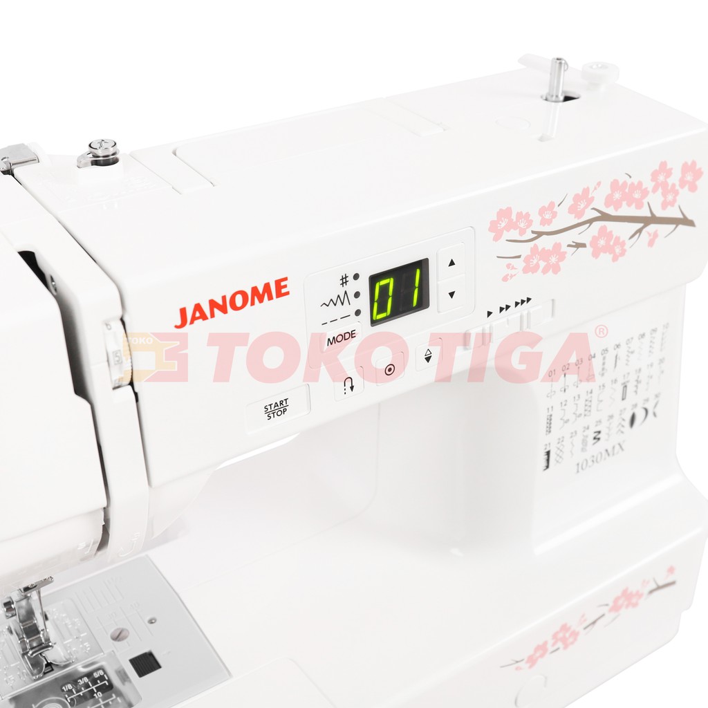 Mesin Jahit JANOME 1030MX / 1030-MX Portable Computerised