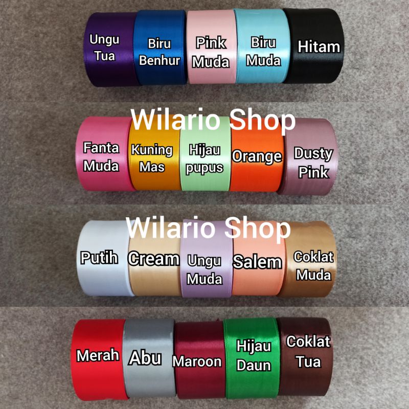 1 ROLL Pita Satin 5 Cm | Pita Satin 2 Inch