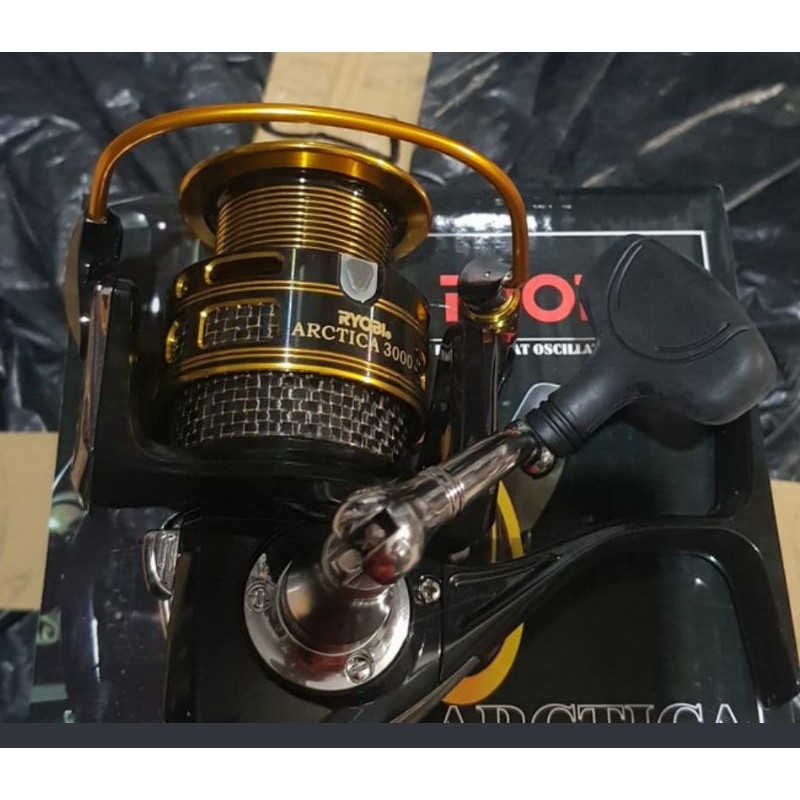 reel ryobi artica 3000 body spool carbon