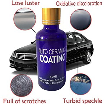 NANO CERAMIC COATING PELINDUNG LAPISAN CAT MOBIL ANTI GORES PERAWATAN MOBIL9H ISI 50ML JS93