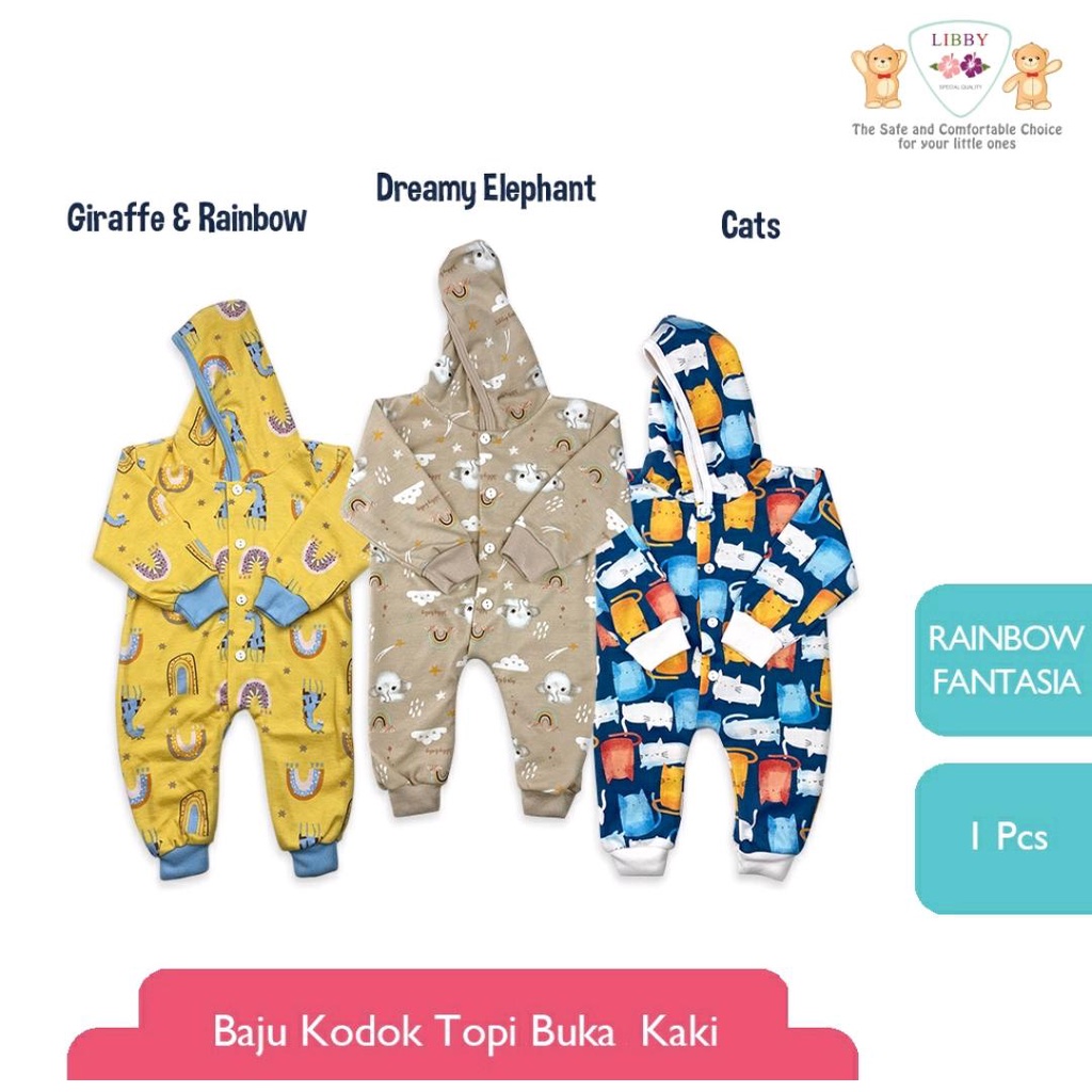 LIBBY SETELAN BAYI MOTIF RAINBOW FANTASIA / STEELAN BAYI / LIBBY