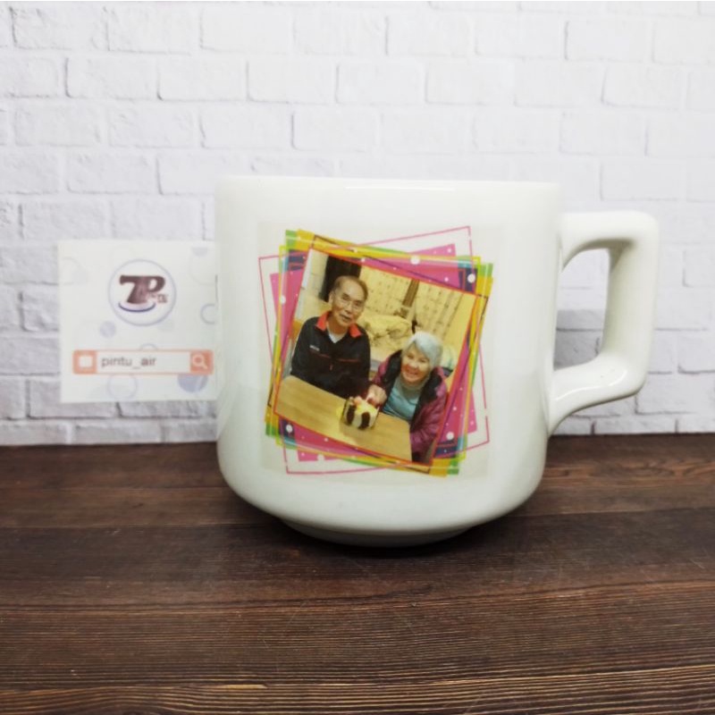 Mug Kopi Custom (FOTO DAN TULISAN DARI PEMBELI)