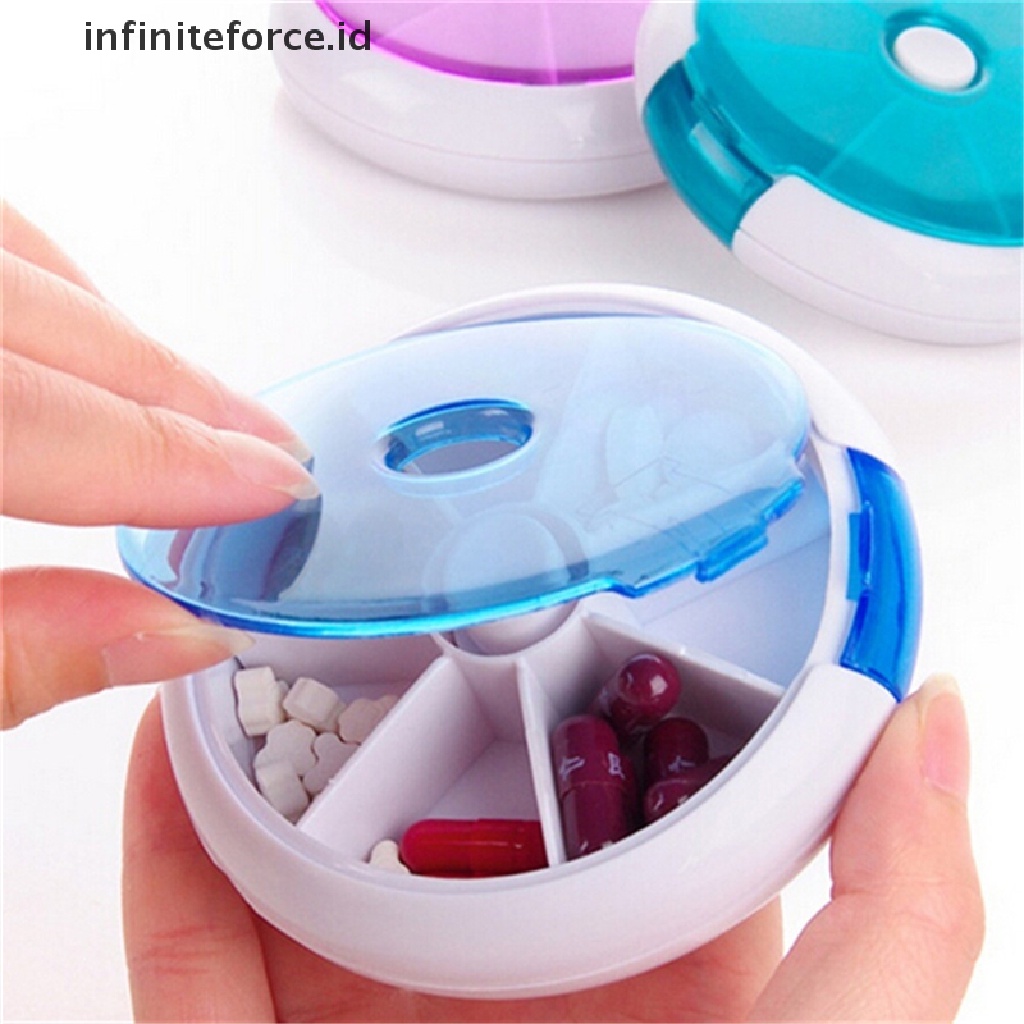 (Infiniteforce.Id) Kotak Organizer Obat 7 Hari Untuk Travel