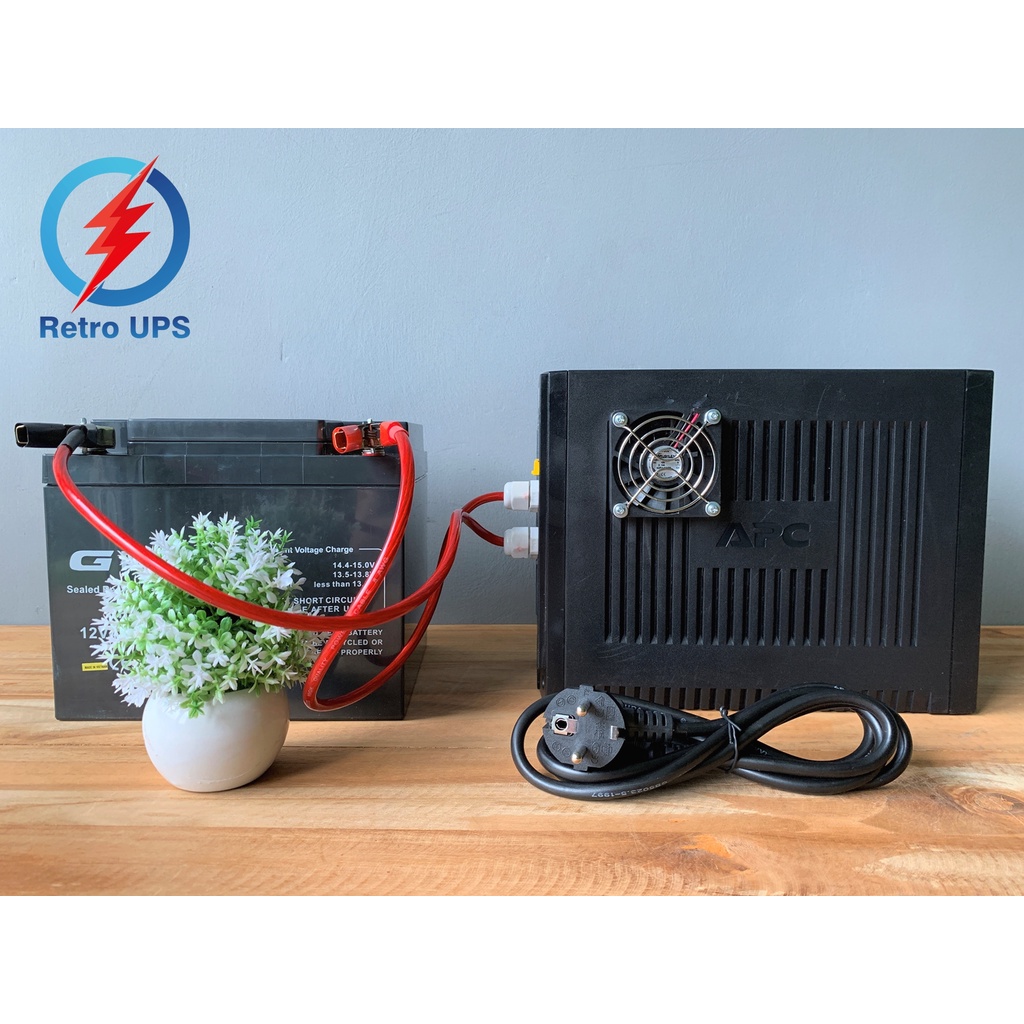 Ups Modif AKI External APC Back-UPS 650VA 12Volt  Garansi 2 Bulan