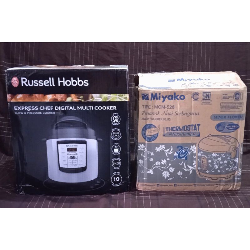 Bundling Russell Hobbs Express Chef Digital Multi Cooker & Rice cooker Miyako MCM 528
