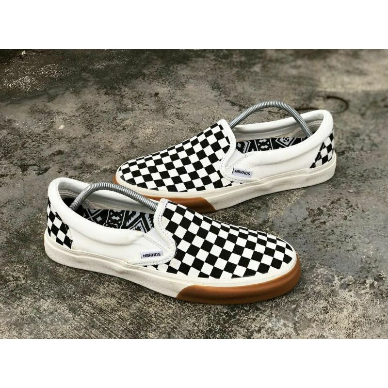 Nobrand footwear Selop Checkerboard