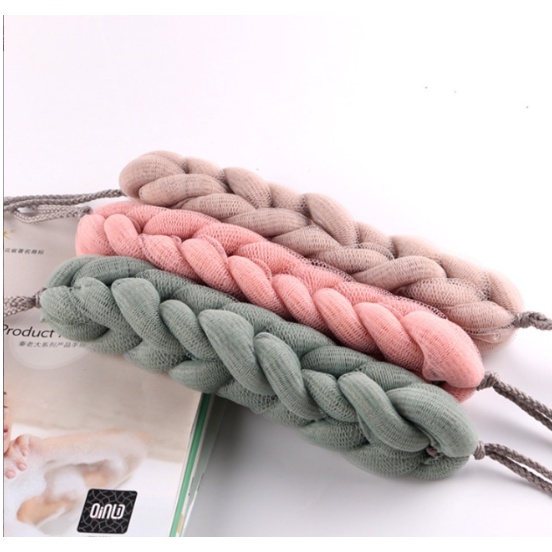 15 SHOP --- SJ01 Spons Mandi Panjang/spon mandi kepang shower puff 1PCS