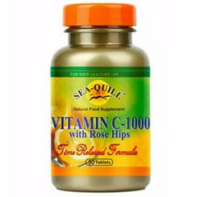 Sea Quill Vitamin C 1000 MG Vitamin Daya Tahan Tubuh 30 Tablet