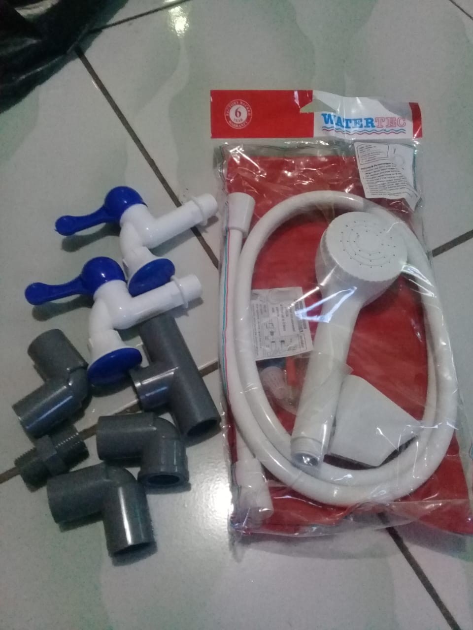 Double Neeple Pvc Aw Rucika  1/2