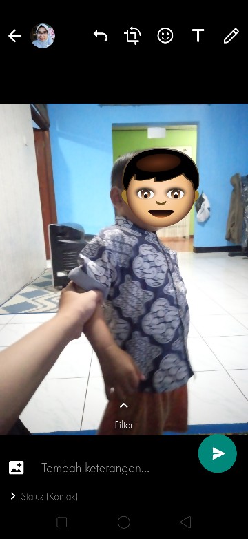 Kemko Batik Anak Motif Gelung Abu