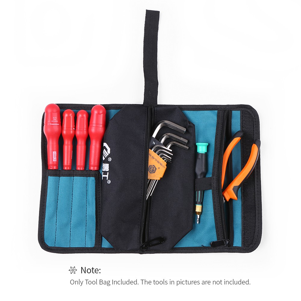 IMPORT Oxford Canvas Tool Bag Organizer Chisel Roll Rolling Pounch Waterproof Repairing Carrying