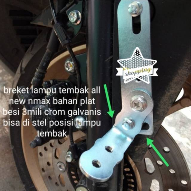 Breket lampu tembak spakbor yamaha new nmax  aerox xmax