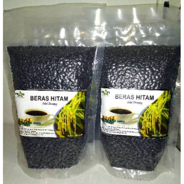 Beras Hitam Organik Sirampog Beras Hitam Premium Kemasan Pouch 450 gr