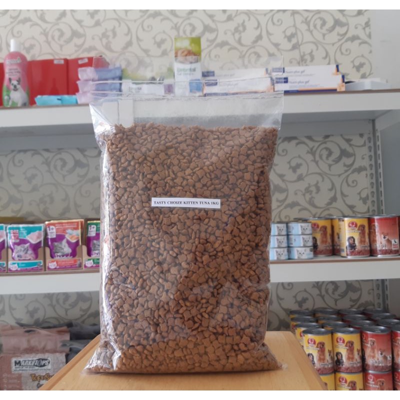 Tasty Choize Kitten 1kg - Makanan Anak Kucing Kiloan - Tasty Kitten - Makana Kucing Murah Kiloan