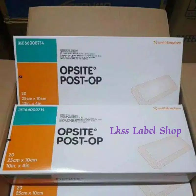 

Opsite Post-OP 25cm x 10cm(10in x 4in) Plaster Anti Air isi 20 Lembar