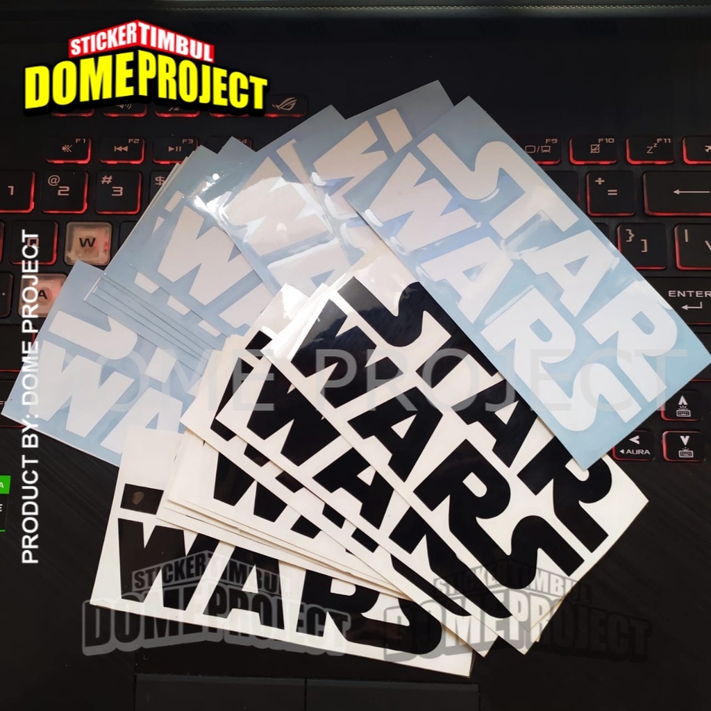 STIKER STARWARS STIKER CUTTING SATUAN STIKER MOBIL STIKER IMPORT