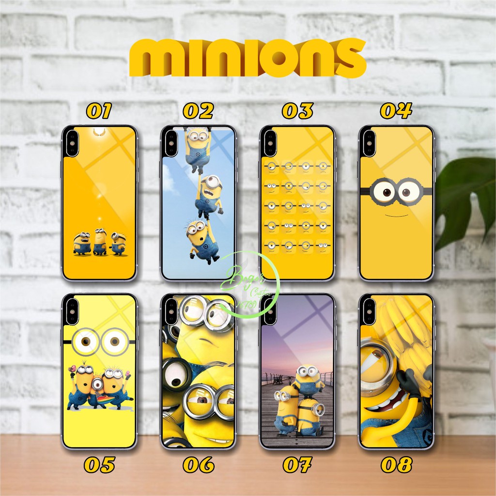 Hardcase 2D glossy MINIONS XIAOMI REDMI NOTE 2 3 4 4X 5A 5 6 7 8 PRIME PRO A2 LITE 8 8 LITE BS648