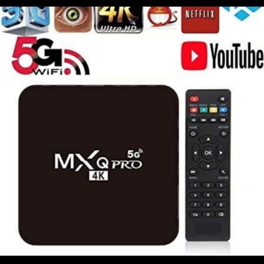 COD TV Box Android MXQ-PRO 4K Smart TVBox android media player garansi