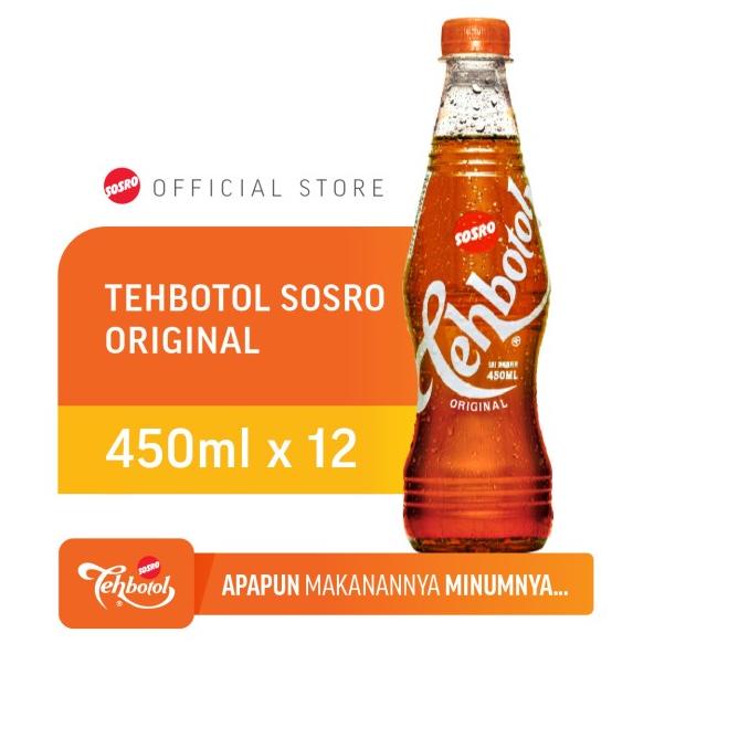 

[COD] Tehbotol Sosro original 450 ml isi 12 [COD]
