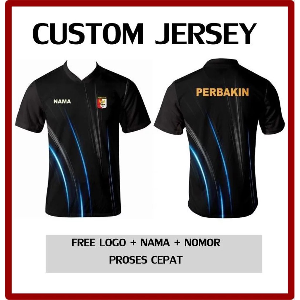 Baju Kaos Jersey Perbakin 300 Printing Custom - Jersey Perbakin Lengan Pendek