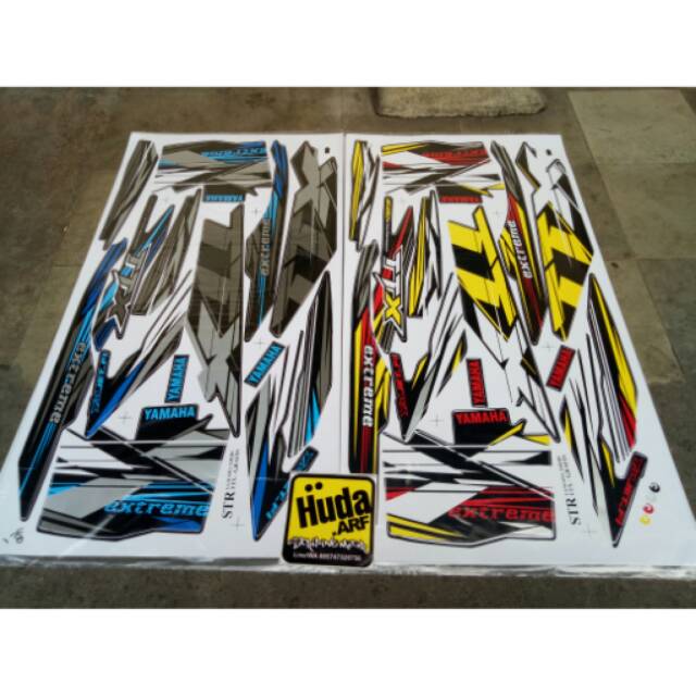 Striping variasi yamaha X RIDE #TTX
