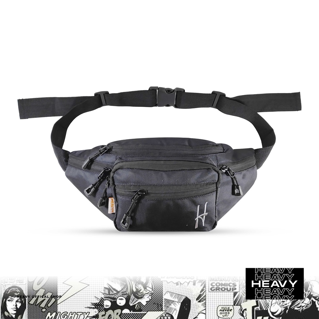 Tas Waistbag Heavy Cross Body Bag - Tas Pinggang Pria Casual - Tas Pria Heavy