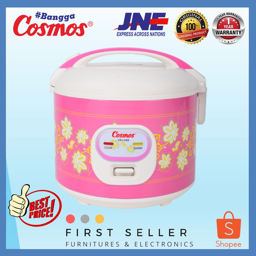 RICE COOKER / MAGIC COM COSMOS CRJ 3306 / CRJ3306 / CRJ-3306 [ 1,8 LITER ] ORIGINAL 100% TERMURAH !