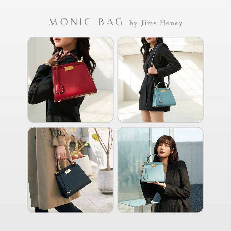 MONIC BAG SPESIAL LAUNCHING ANNIVERSARY JIMSHONEY BRAND LOKAL BAGUS SLING SHOULDER MEWAH DAILY