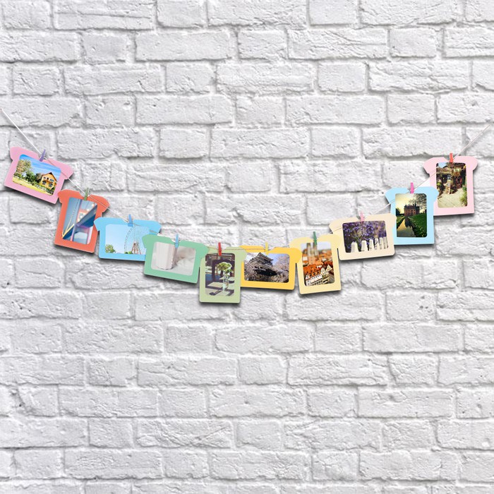 Foto Frame Gantung Bentuk Baju (10pcs)