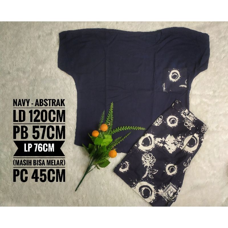 Setelan Rayon Wanita Jumbo / Setelan rayon wanita pendek