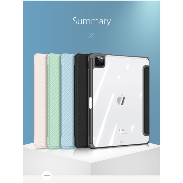 Case iPad Pro 11 | 12.9 2022 m2 m1 Case iPad mini 6 2021 6th Case iPad Air 5 2022 Dux Ducis TOBY Transparant premium case