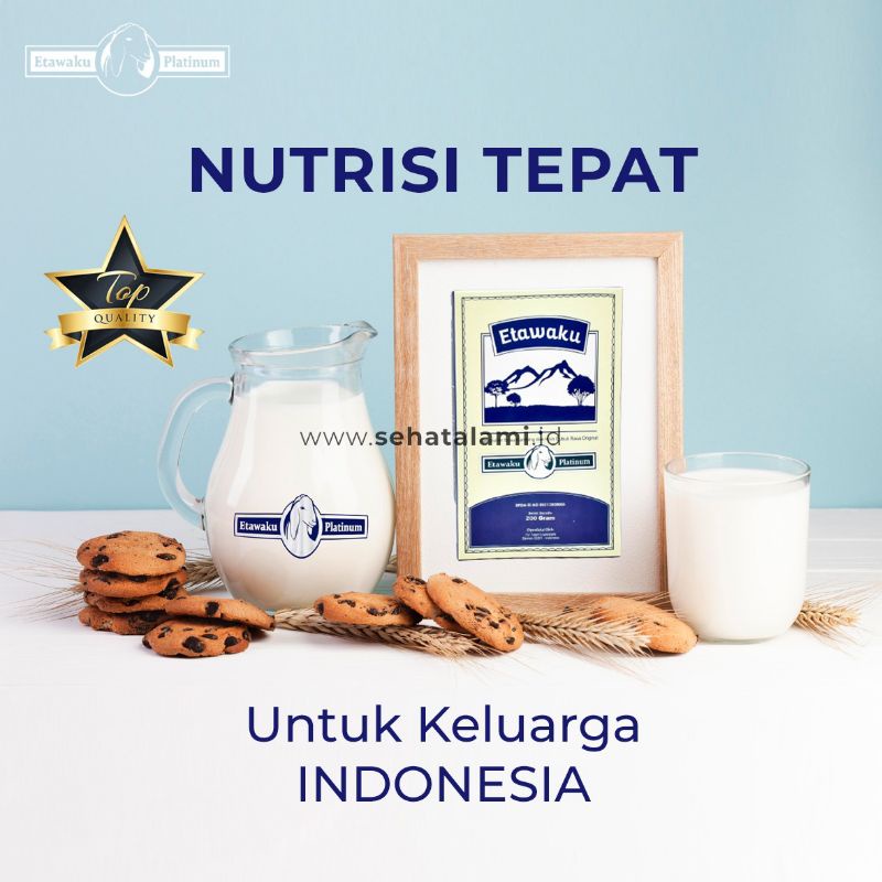 

Susu Kambing Etawaku Platinum Cocok untuk Usia 2 Tahun Hingga Dewasa