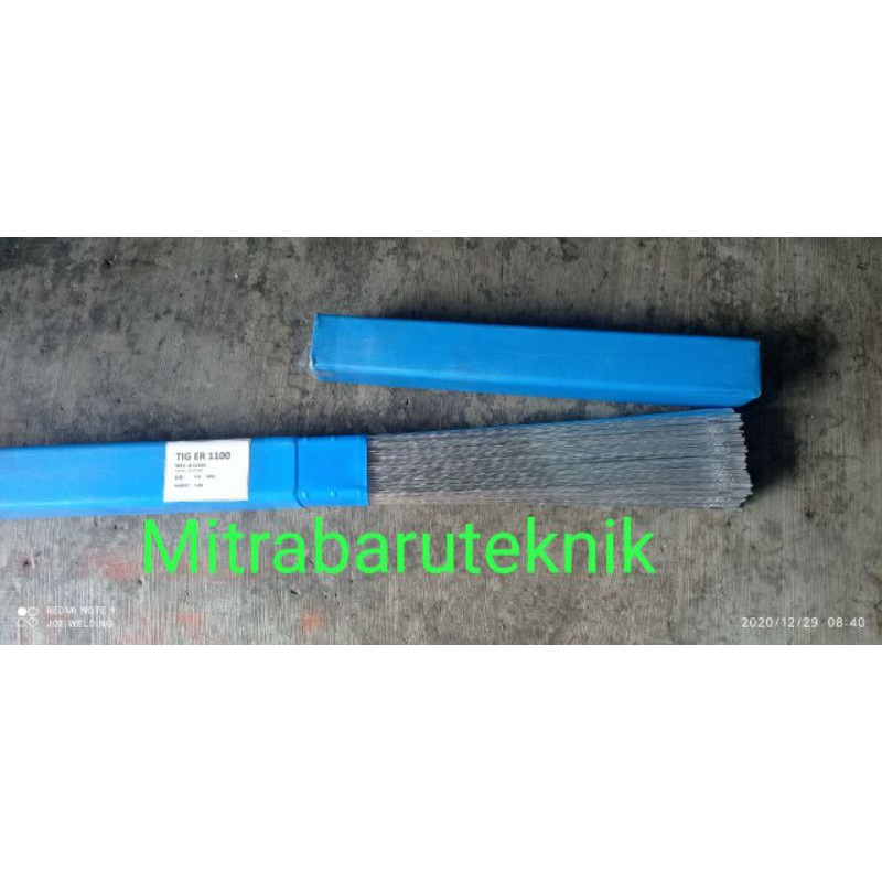 kawat las aluminium tigrod ER 1100 2.4mm Argon