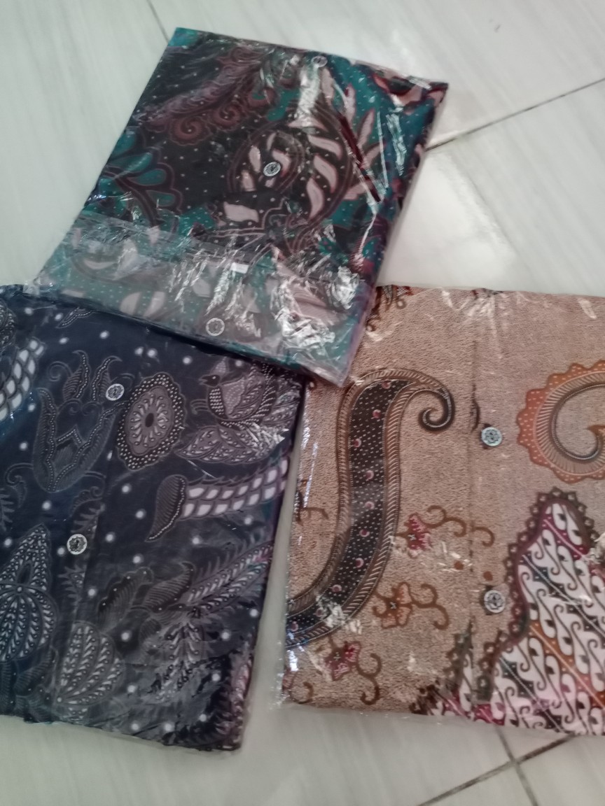 Atasan Batik Dolby Dolbi Dobby Doby Tenun Sutra Tulis Halus Katun Atbm Baron ,sarombit Atasan