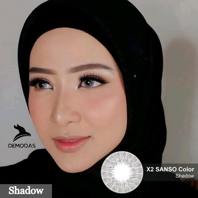 Softlens Sanso X2 Gratis Minus Normal Demodas Glasses Pearl Onyx Shadow Radiance Cappucino Soflen Kontak Lens Lensa Kontak