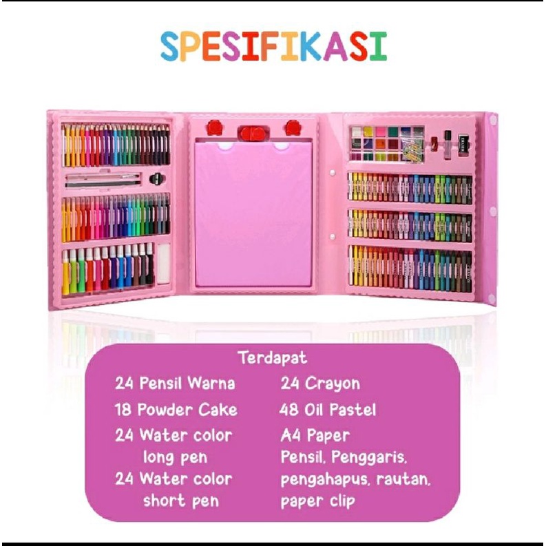 

Painting kit Super mega art set 208 pieces
