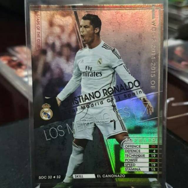 Cristiano Ronaldo - The Best of CR7 - Real Madrid - Kartu Bola Panini WCCF