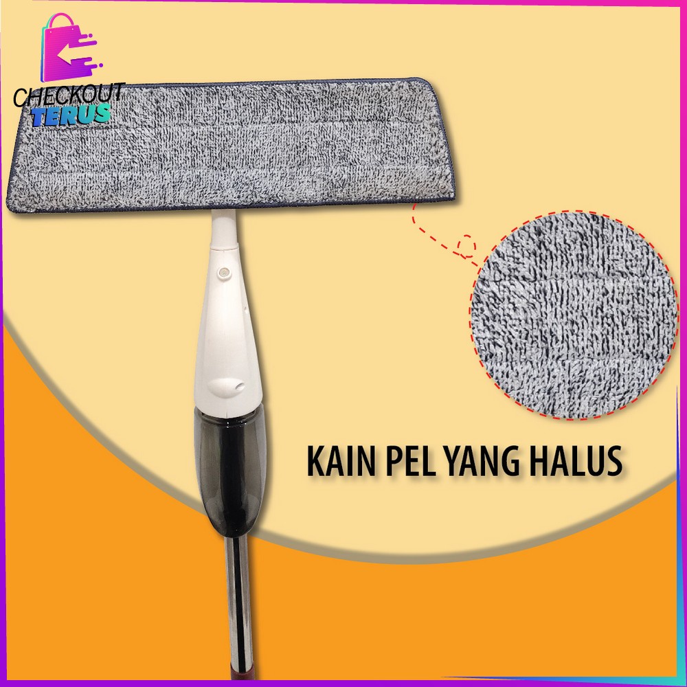 CT C525 Pel Lantai Semprot Otomatis Tanpa Ember Serbaguna Praktis  Alat Pel Lantai Automatic Water Spray Mop